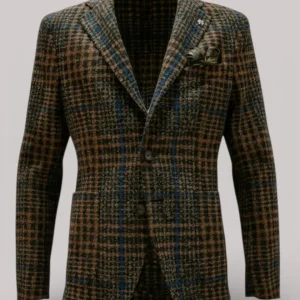 GIACCA UOMO SLIMFIT TARTAN MARRONE - 3132G2728M1 203703 28