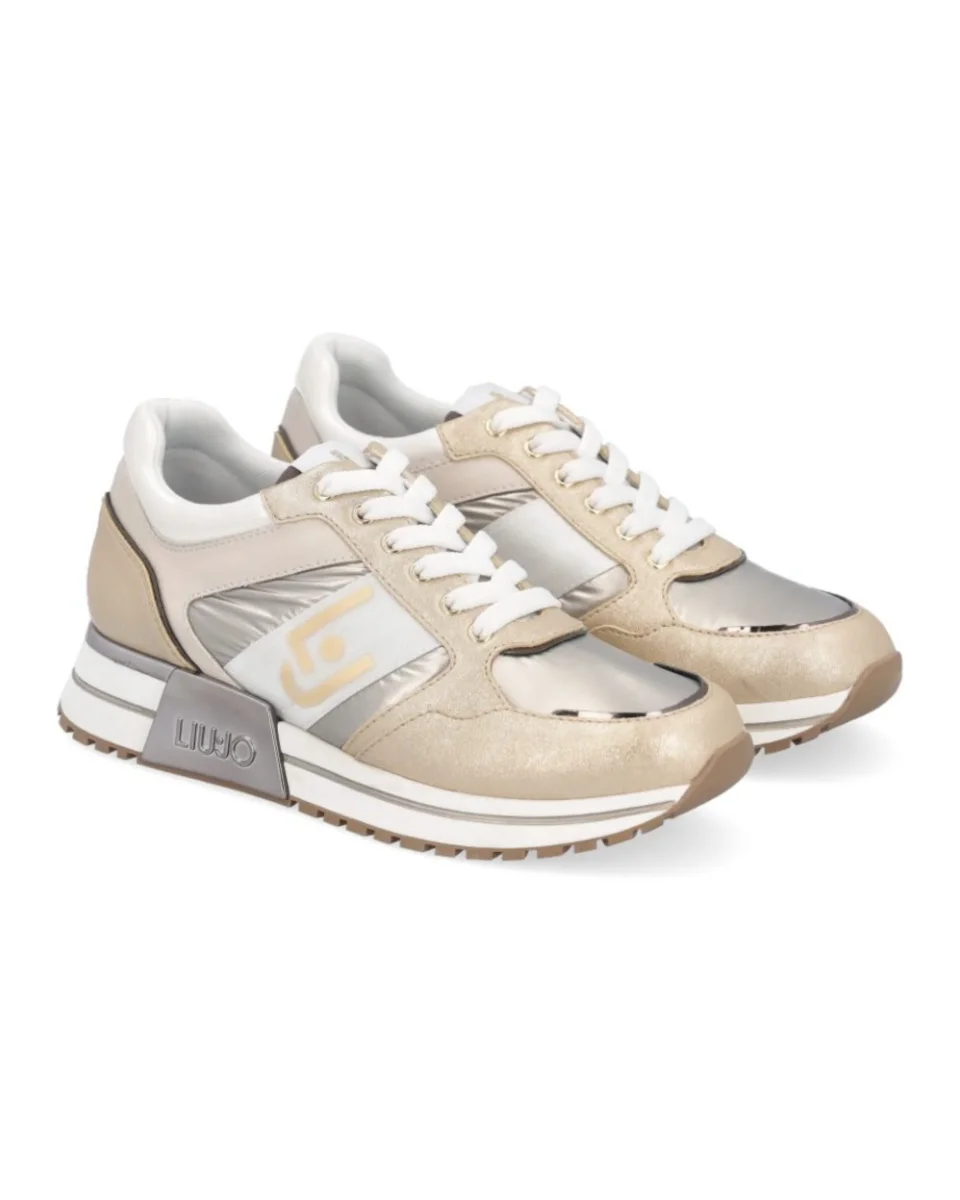 Liu Jo Sneakers Kiss 06 Argento/Beige - immagine 3