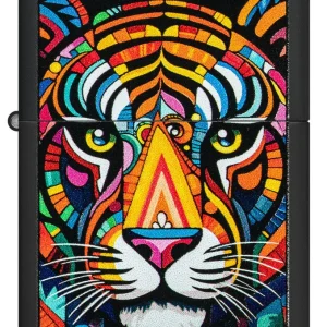 Zippo Accendino antivento 46235 tigre colorata Made in USA