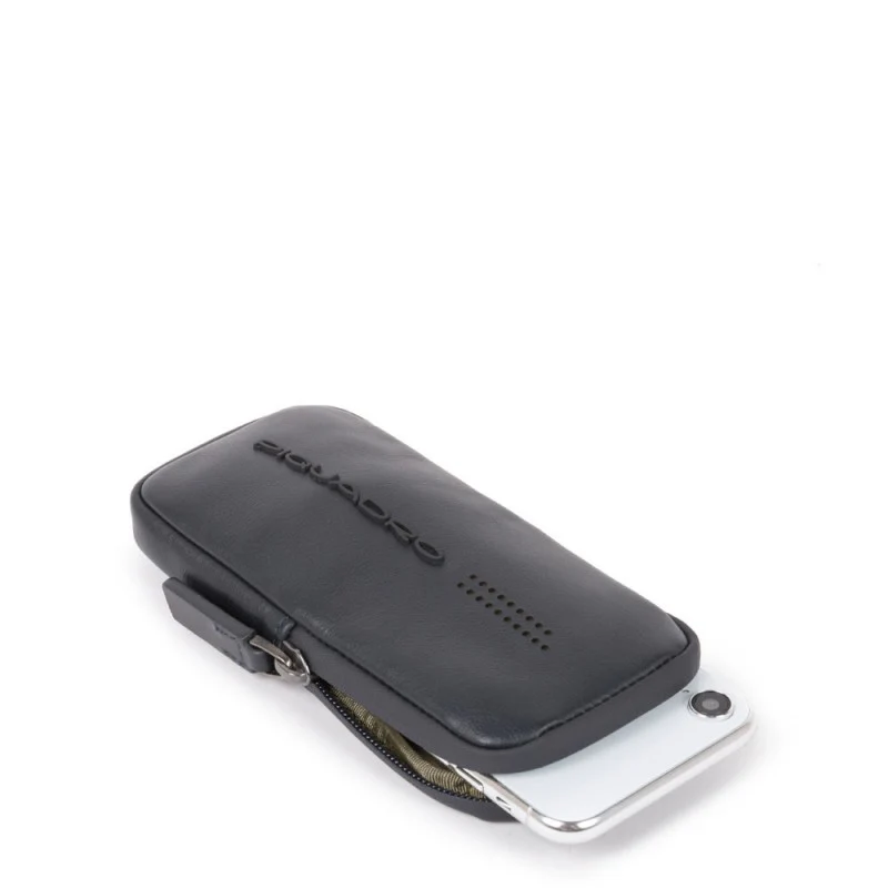 Piquadro Monospalla Porta Ipad Con Passante Auricolari Borsa Blu Uomo - immagine 5