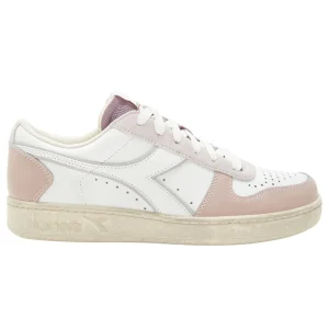Diadora Sneaker Magic Basket Low Icona WN Pelle Grigia