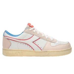 Diadora Sneakers Magic Basket Low Icona Pelle Bianco