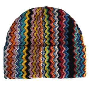 Missoni Cuffia Fantasia Geometrica Misto Lana Multicolore