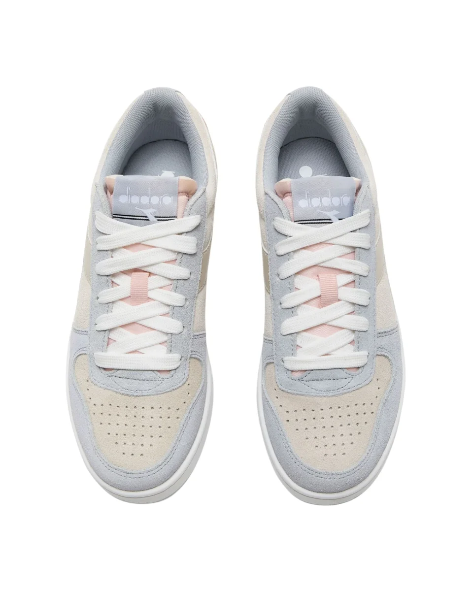 Diadora Sneakers Magic Basket Pelle Scamosciata Multicolore - immagine 4