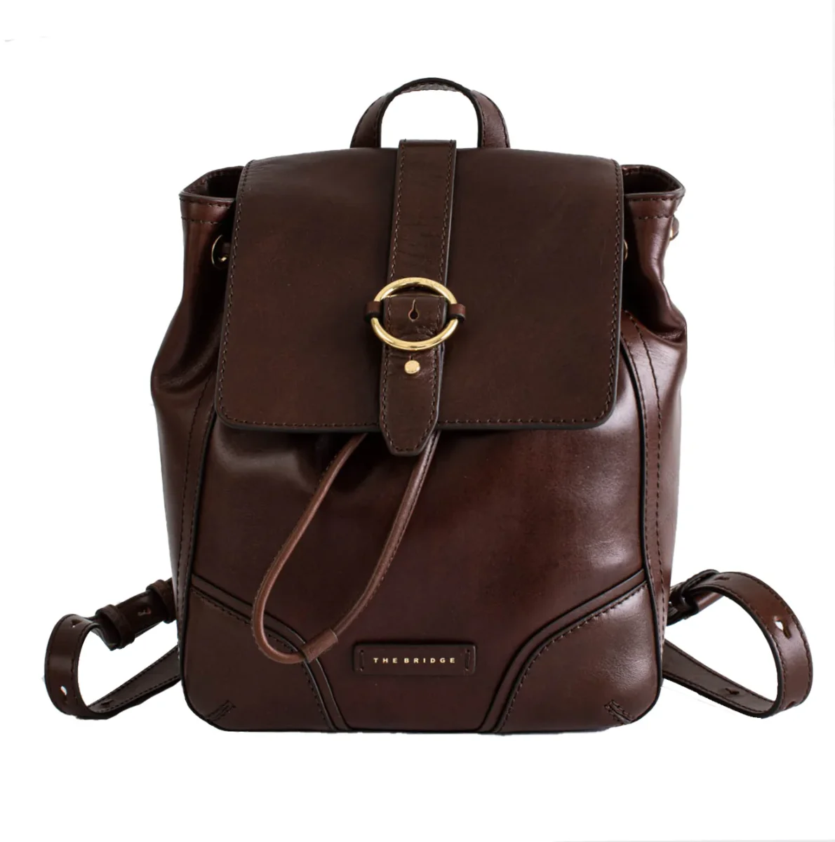 The Bridge Backpack Coulisse Zainetto Marrone Donna - immagine 3