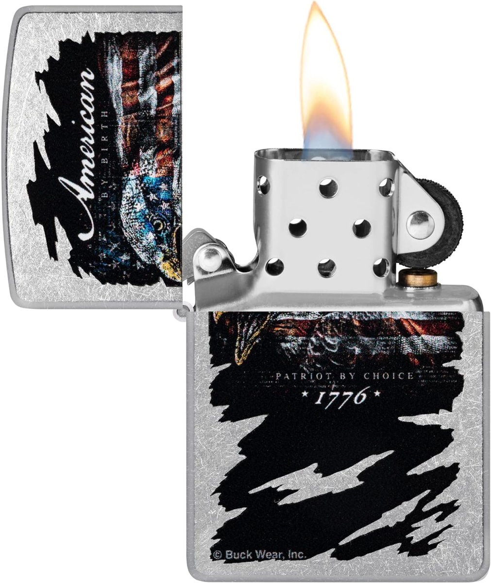 Zippo Ricaricabile Antivento Usa Multicolore Unisex - immagine 4