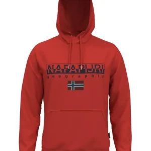 Napapijri Cappuccio B-Ayas Cotone Rosso