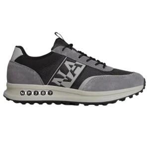 Napapijri Sneakers Basse Pelle e Tessuto Nero