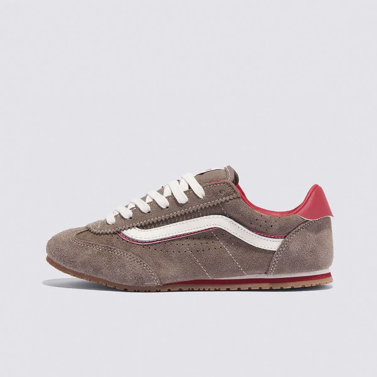 Vans Scarpa Super Lowpro Tomaia in Suede Marroncino Walnut Unisex - immagine 8