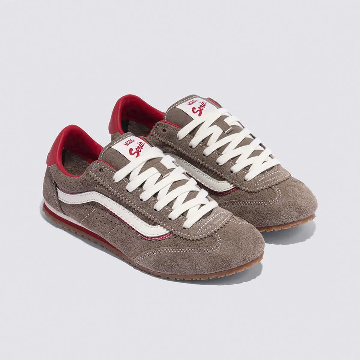 Vans Scarpa Super Lowpro Tomaia in Suede Marroncino Walnut Unisex - immagine 3