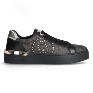 Liu Jo Sneakers Casual Silvia 92 Ecopelle Marrone Scuro Nero