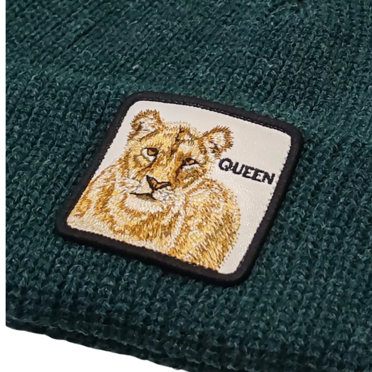 Goorin Bros. Cuffia Beanie 'The Lion Queen' in Misto Acrilico Verde Prato Unisex - immagine 4