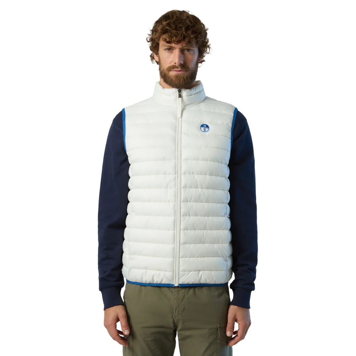 North Sails Gilet Smanicato Zip Crozet Vest tecnico outdoor antivento Tech 603272 0142 - immagine 4