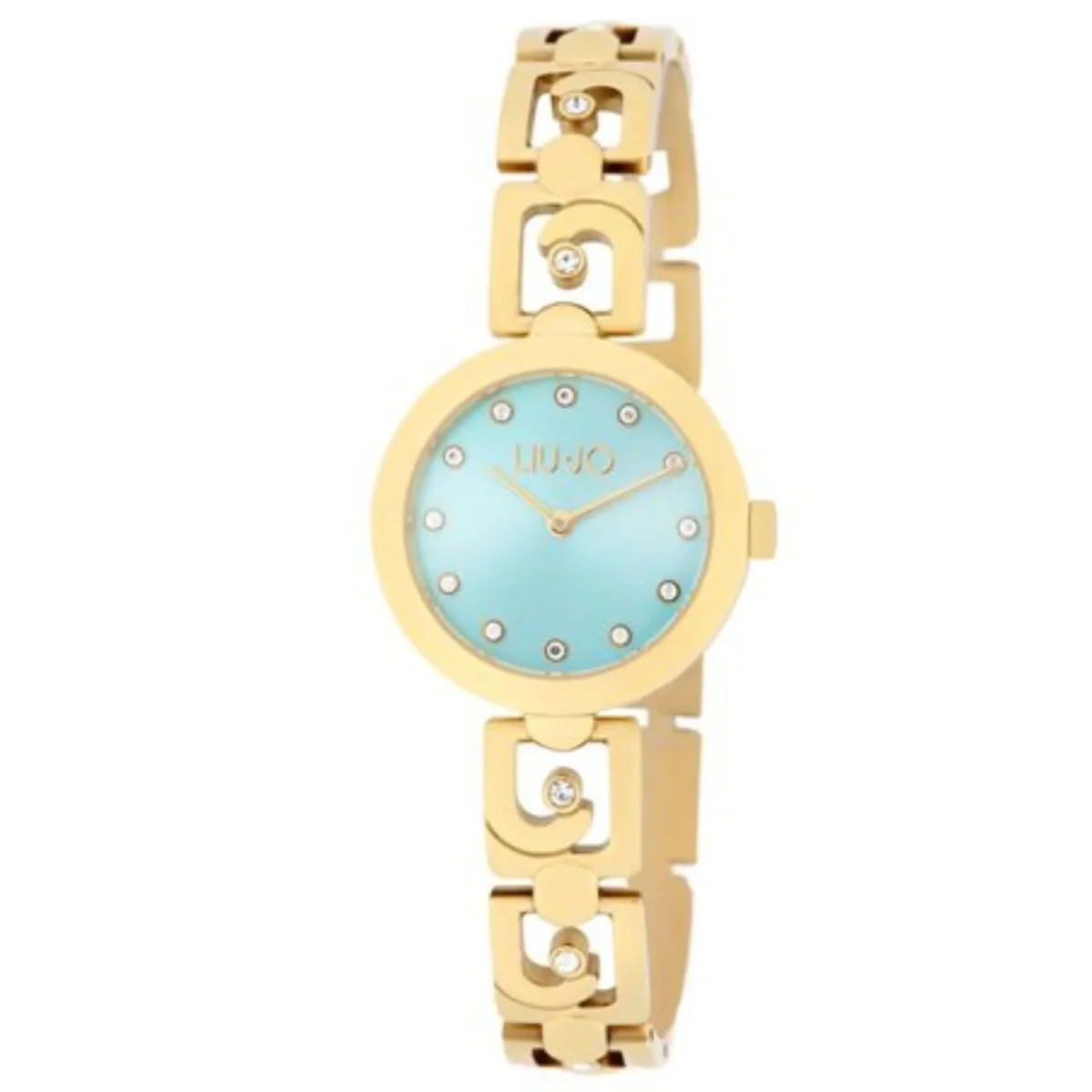 Liu Jo orologio Graceful oro azzurro acquamarina 29 mm acciaio TLJ2091