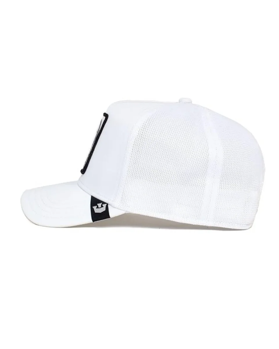 Goorin Bros. Trucker Cap 'Word' Cappellino Baseball in Poliestere Bianco Ottico Unisex - immagine 4