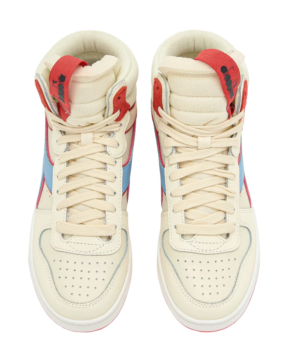 Diadora Magic Basket Mid Label WN Suede Bianco - immagine 4