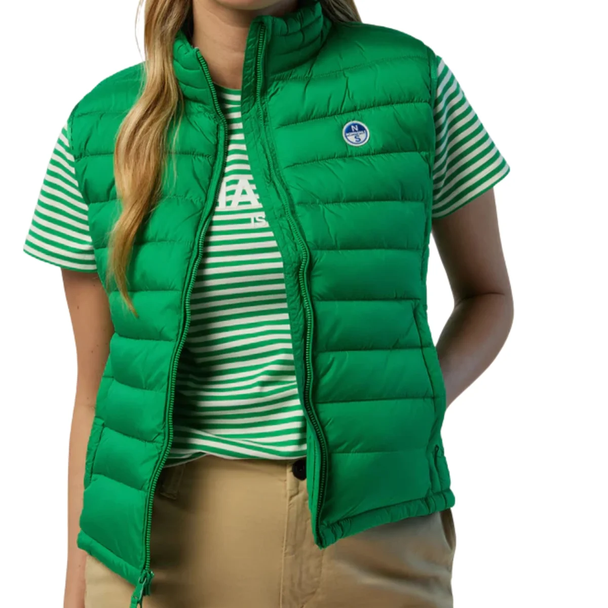 North Sails Gilet Smanicato Zip tecnico outdoor antivento 010032 0460 Naomi - immagine 4