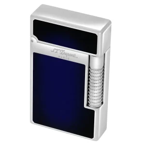 S.t.dupont Le Grand antivento ricaricabile laccato blu palladio c23013