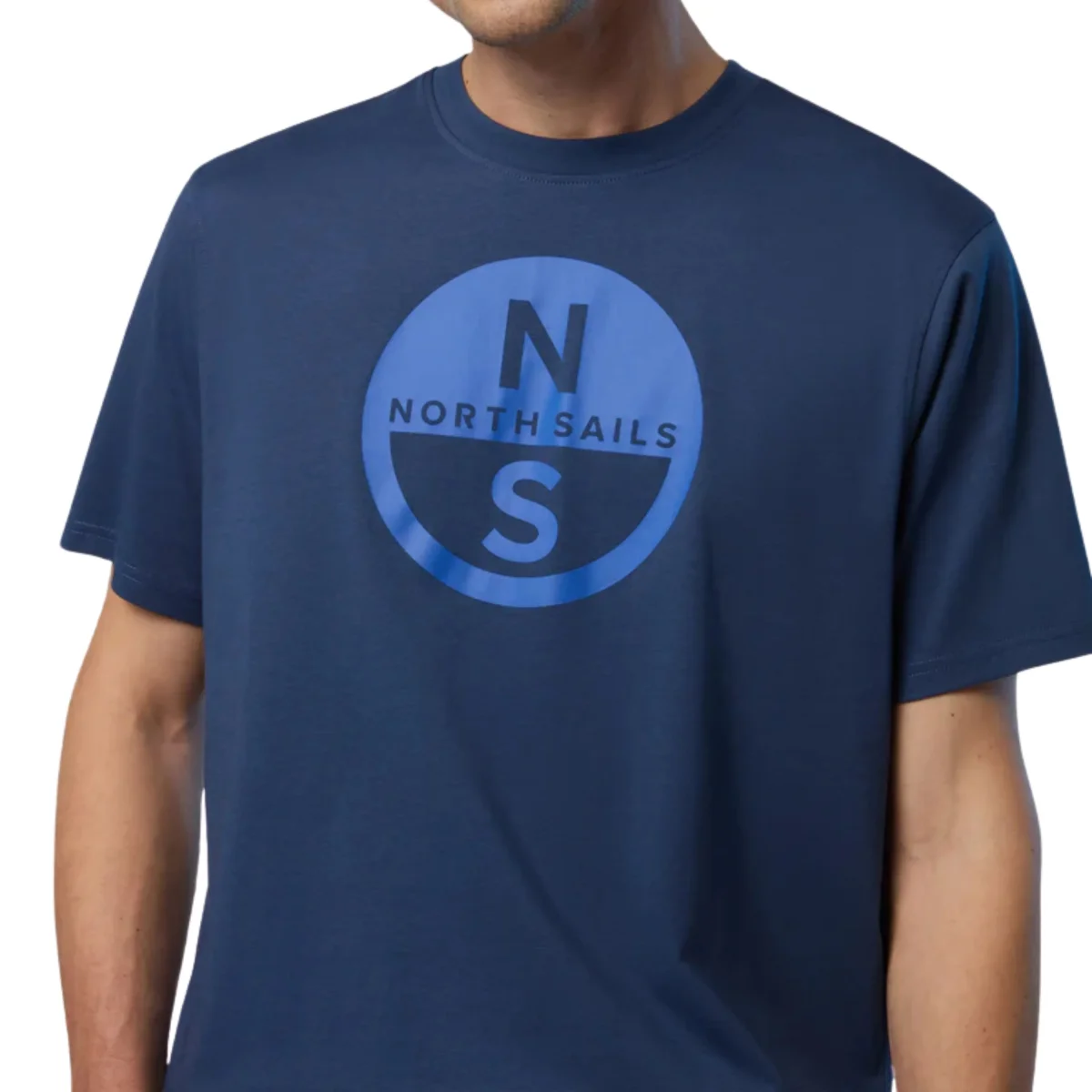 North Sails T-shirt maglia maglietta 692972 BASIC Big Logo 0787 - immagine 4