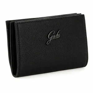 Gabs Portafoglio donna con Portamonete GMONEY14 Pelle 100% Made in Italy - NERO
