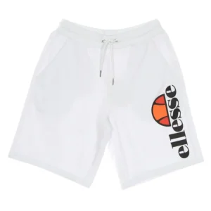 Ellesse Shorts Logo Esteso Bianco Uomo