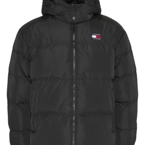 Tommy Jeans Giacca Parka Imbottito Cappuccio Nero