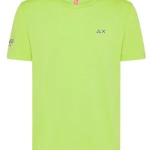 Sun68 Maglietta Manica Corta Cotone Giallo