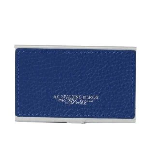 Spalding & Bros A.g. Porta Biglietti Da Visita Blu Unisex