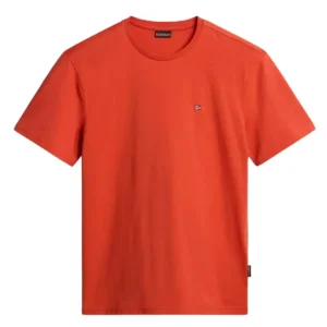 Napapijri T-shirt Salis Manica Corta Cotone Rosso