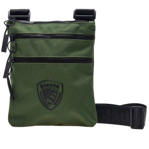 Blauer Nylon Crossbody Bag
Basic Camera Verde Uomo