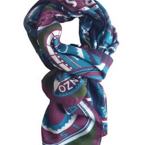 Kenzo Stola Pashmina 140x120 cm Modal Multicolore
