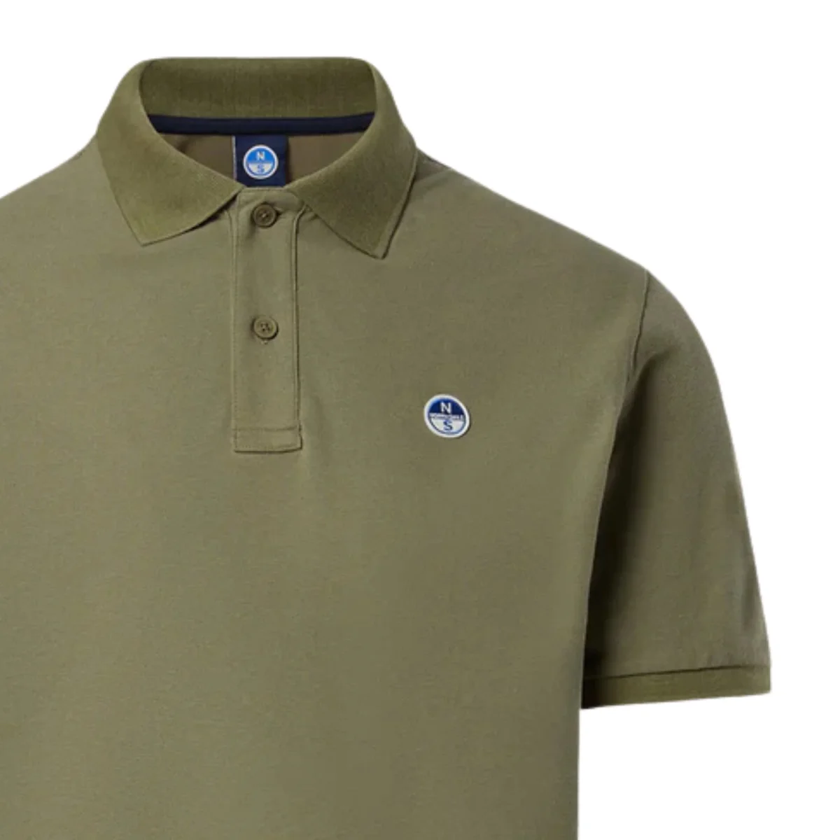 North Sails Polo maglia maglietta con logo paprika 692451 0421 verde - immagine 4