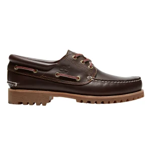 Timberland Scarpa da Barca Uomo Authentic Tomaia in Pelle Marrone Medio