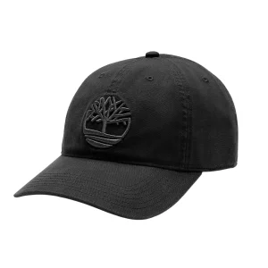 Timberland Cappello Con Visiera Soundview 100% Cotone con Ricami Nero Unisex