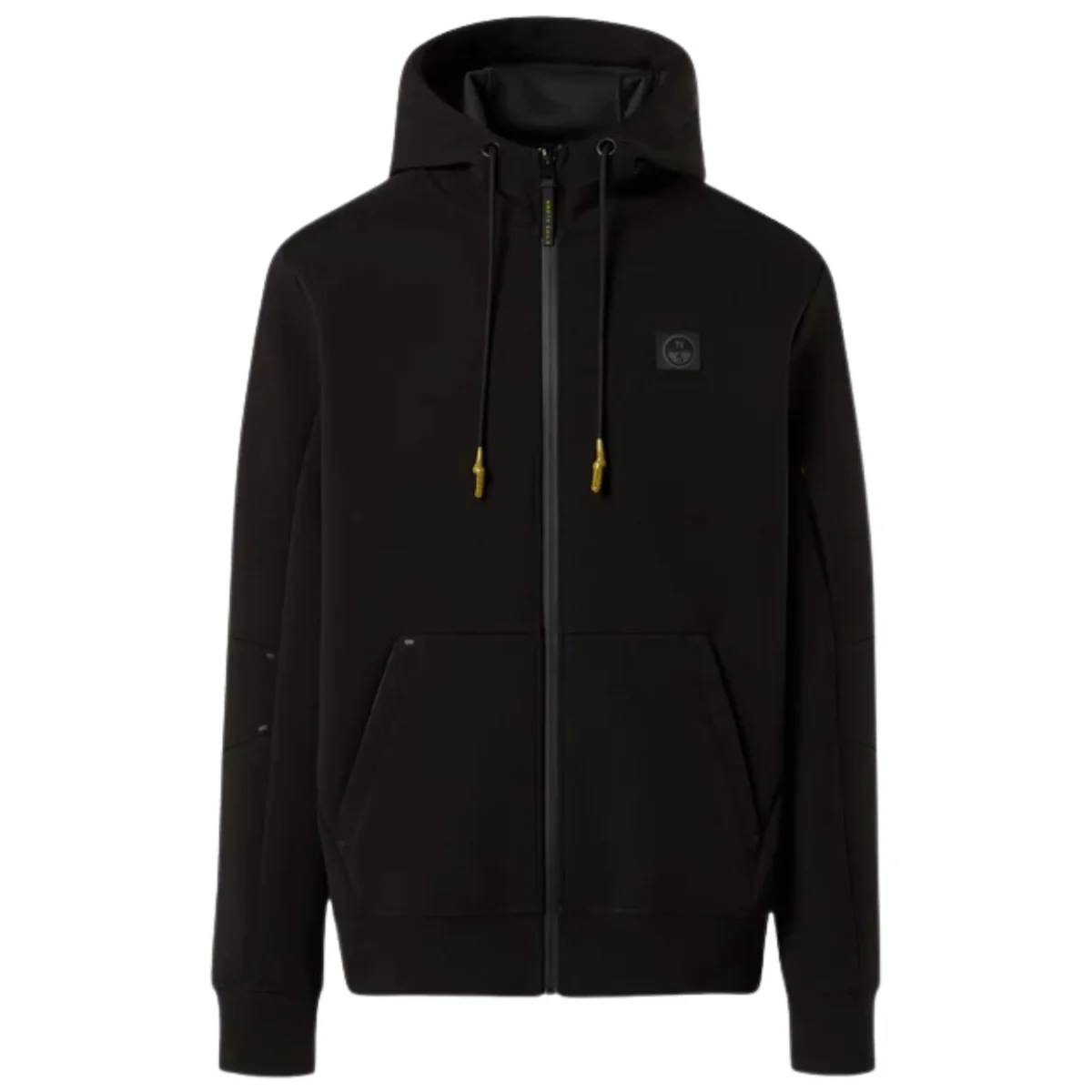 North Sails Felpa manica lunga FULL ZIP Hoodie cappuccio outdoor 691097 black