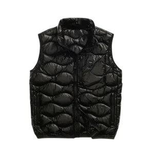 Blauer Gilet Smanicato Copley Full Zip Imbottito piuma 90/10 gr. 100 Nero Uomo