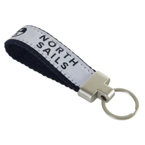 North Sails portachiavi keyring nastro logato ring bianco 623266