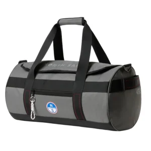 North Sails Duffle Borsona Cordura canvas di cotone spalmato 59x30 cm 45 litri Asfalto 631045
