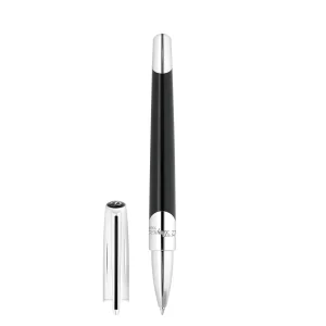 S.t.dupont penna stilografica fountain Defi millenium nera cromo in ottone 153x13 - 47 g 400706