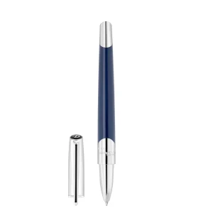 S.t.dupont biro penna roller Defi millenium blu in ottone 153x13 - 51 g 402736