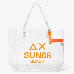Sun68 Borsa Mare X30104 Trasparente con Logo