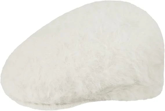 Kangol Cappello Furgora 504 Iconico in Misto Angora e Acrilico Bianco Avorio Unisex - immagine 7