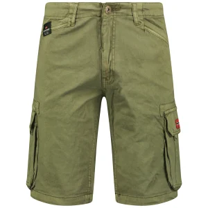 Geographical Norway Pantalone Corto Verde Uomo