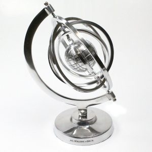 A.g. Spalding & Bros. Accessorio Scrivania Astro Globe Argento Unisex