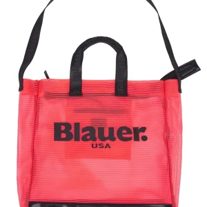 Blauer Shopping Bag Mesh Rosso Donna