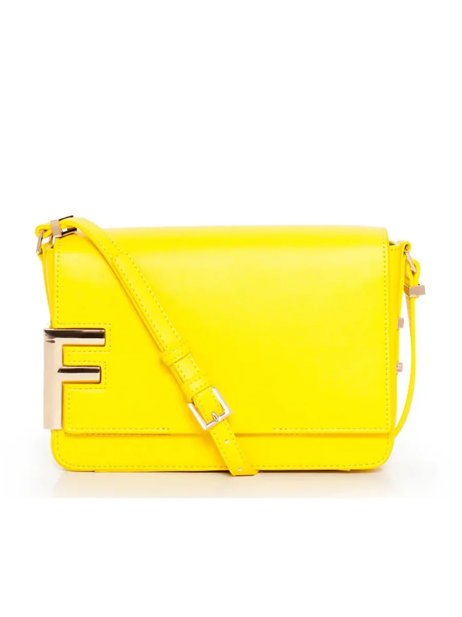 Fracomina Shoulder Bag Tracolla Giallo Donna - immagine 4