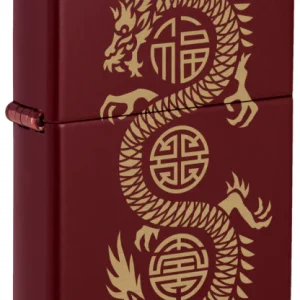 Zippo accendino Special Limited Edition 46834 drago fortuna merlot