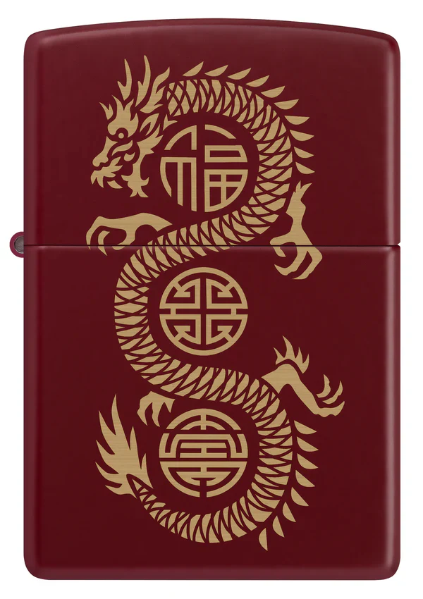 Zippo accendino Special Limited Edition 46834 drago fortuna merlot - immagine 8