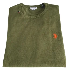 U.s. Polo Assn. Girocollo Verde Uomo
