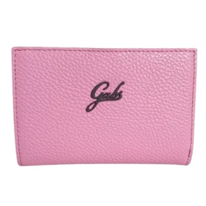 Gabs Portamonete Bottone Zip Pelle Rosa